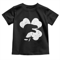 Funny St Patricks Day Dinosaur Shamrock Toddler T Shirt