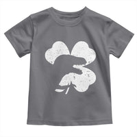 Funny St Patricks Day Dinosaur Shamrock Toddler T Shirt