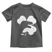 Funny St Patricks Day Dinosaur Shamrock Toddler T Shirt