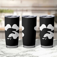 Funny St Patricks Day Dinosaur Shamrock Tumbler Cup