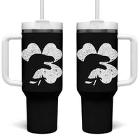 Funny St Patricks Day Dinosaur Shamrock Tumbler With Handle