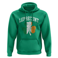 Funny Leprecunt St Patricks Day Hoodie Vintage Irish Shamrock Adult Humor