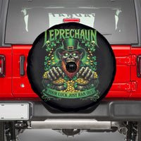 St Patricks Day Horror Leprechaun Spare Tire Cover Your Luck Just Ran Out Creepy St Pattys Day