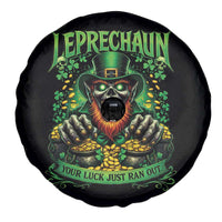 St Patricks Day Horror Leprechaun Spare Tire Cover Your Luck Just Ran Out Creepy St Pattys Day