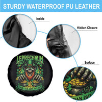 St Patricks Day Horror Leprechaun Spare Tire Cover Your Luck Just Ran Out Creepy St Pattys Day