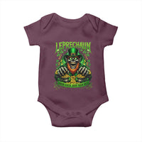 St Patricks Day Horror Leprechaun Baby Onesie Your Luck Just Ran Out Creepy St Pattys Day