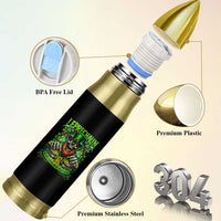 St Patricks Day Horror Leprechaun Bullet Tumbler Your Luck Just Ran Out Creepy St Pattys Day