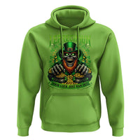 St Patricks Day Horror Leprechaun Hoodie Your Luck Just Ran Out Creepy St Pattys Day