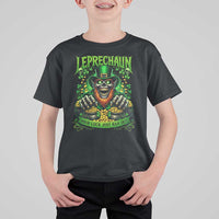 St Patricks Day Horror Leprechaun T Shirt For Kid Your Luck Just Ran Out Creepy St Pattys Day