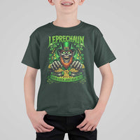 St Patricks Day Horror Leprechaun T Shirt For Kid Your Luck Just Ran Out Creepy St Pattys Day