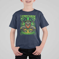 St Patricks Day Horror Leprechaun T Shirt For Kid Your Luck Just Ran Out Creepy St Pattys Day