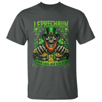 St Patricks Day Horror Leprechaun T Shirt Your Luck Just Ran Out Creepy St Pattys Day