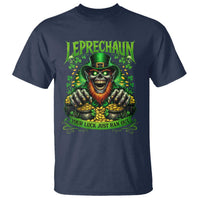 St Patricks Day Horror Leprechaun T Shirt Your Luck Just Ran Out Creepy St Pattys Day