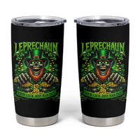 St Patricks Day Horror Leprechaun Tumbler Cup Your Luck Just Ran Out Creepy St Pattys Day