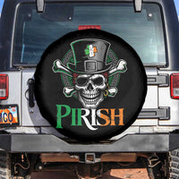 Funny St Patricks Day Pirate Spare Tire Cover Pirish Vintage Irish Pirate Skull