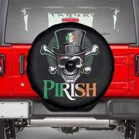 Funny St Patricks Day Pirate Spare Tire Cover Pirish Vintage Irish Pirate Skull