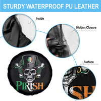 Funny St Patricks Day Pirate Spare Tire Cover Pirish Vintage Irish Pirate Skull