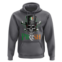 Funny St Patricks Day Pirate Hoodie Pirish Vintage Irish Pirate Skull