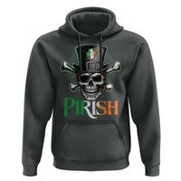 Funny St Patricks Day Pirate Hoodie Pirish Vintage Irish Pirate Skull