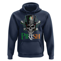 Funny St Patricks Day Pirate Hoodie Pirish Vintage Irish Pirate Skull