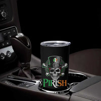 Funny St Patricks Day Pirate Tumbler Cup Pirish Vintage Irish Pirate Skull