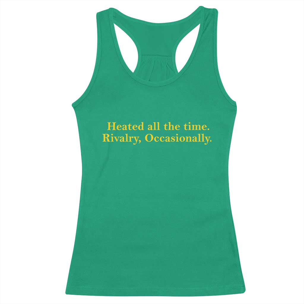 Funny Heated All The Time Rivalry Occasionally Racerback Tank Top LGBT Hockey Romance