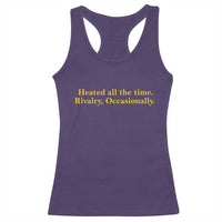 Funny Heated All The Time Rivalry Occasionally Racerback Tank Top LGBT Hockey Romance