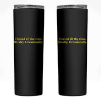 Funny Heated All The Time Rivalry Occasionally Skinny Tumbler LGBT Hockey Romance