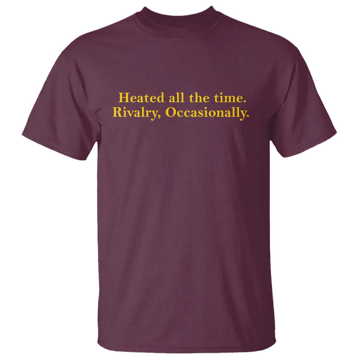 Funny Heated All The Time Rivalry Occasionally T Shirt LGBT Hockey Romance