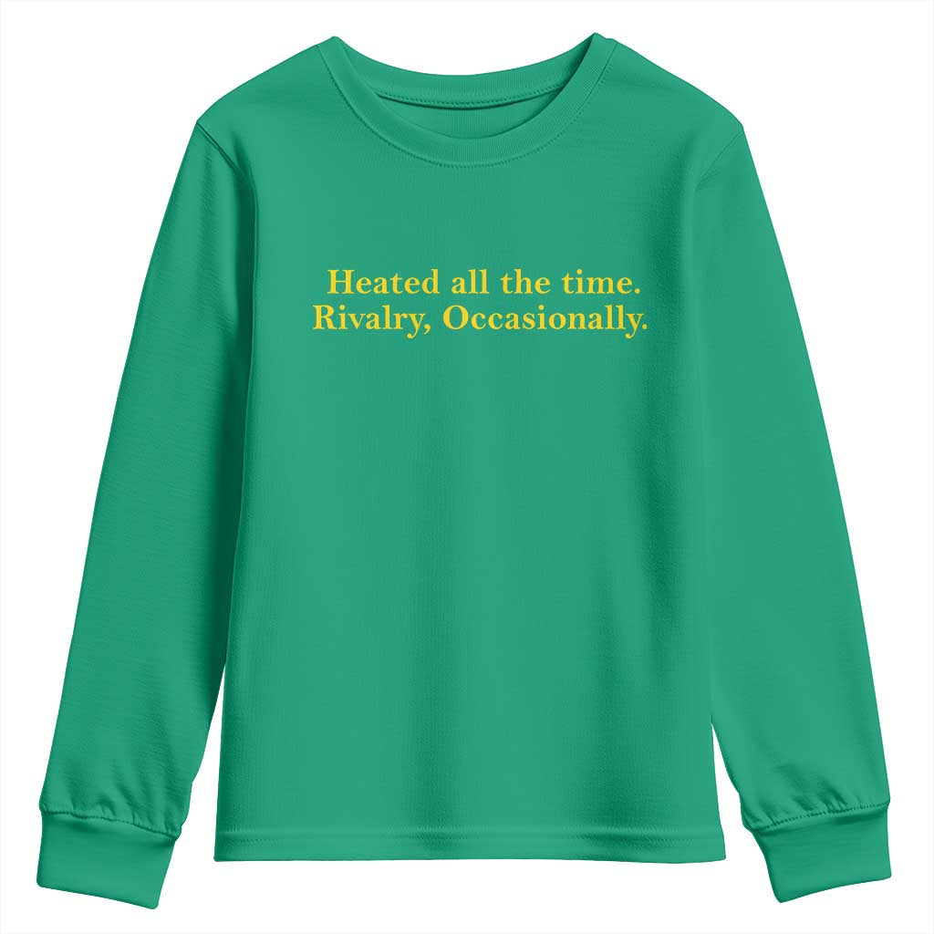 Funny Heated All The Time Rivalry Occasionally Youth Sweatshirt LGBT Hockey Romance