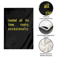 Funny Heated All The Time Rivalry Occasionally Garden Flag LGBT Ice Hockey