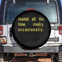 Funny Heated All The Time Rivalry Occasionally Spare Tire Cover LGBT Ice Hockey
