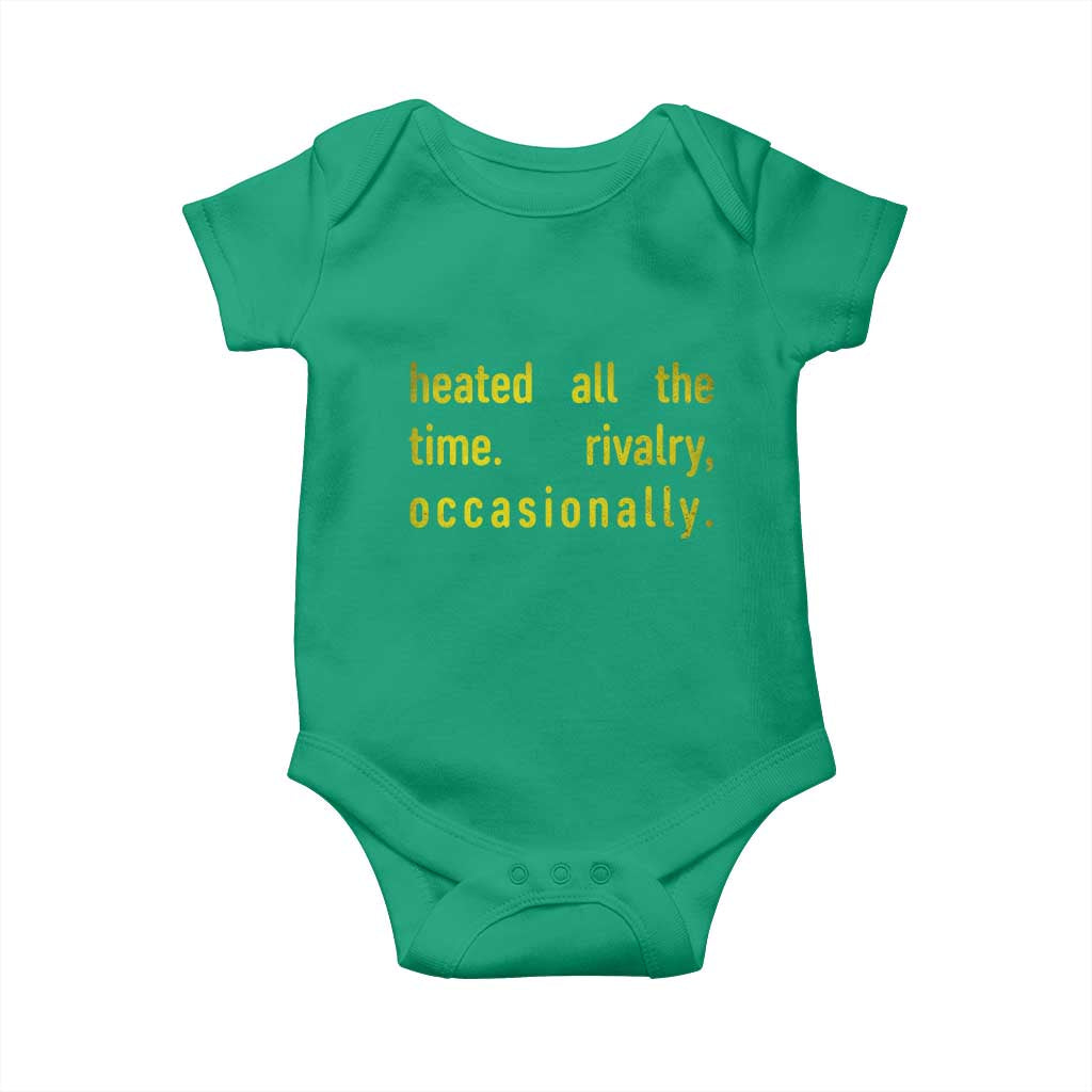 Funny Heated All The Time Rivalry Occasionally Baby Onesie LGBT Ice Hockey