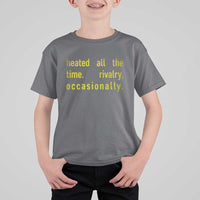 Funny Heated All The Time Rivalry Occasionally T Shirt For Kid LGBT Ice Hockey