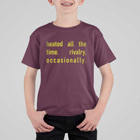 Funny Heated All The Time Rivalry Occasionally T Shirt For Kid LGBT Ice Hockey