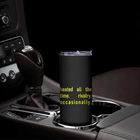 Funny Heated All The Time Rivalry Occasionally Skinny Tumbler LGBT Ice Hockey