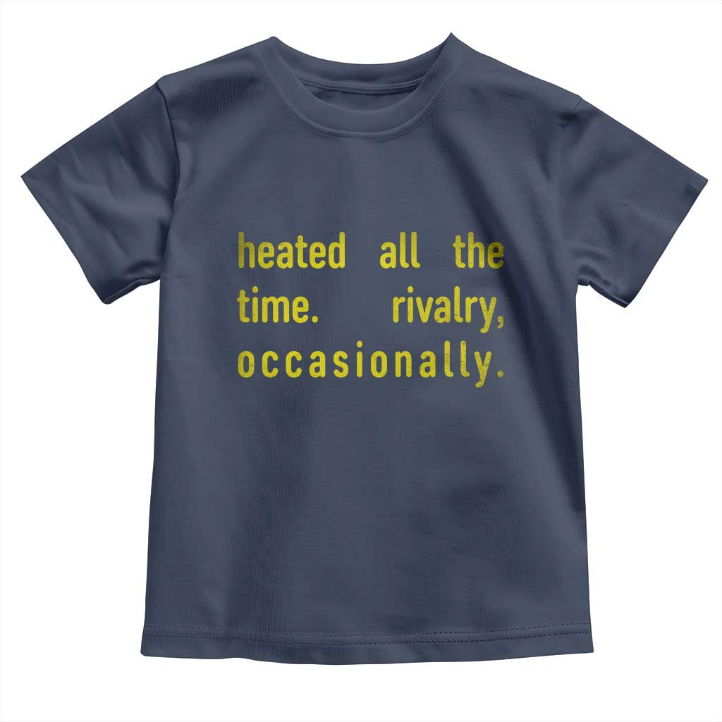 Funny Heated All The Time Rivalry Occasionally Toddler T Shirt LGBT Ice Hockey
