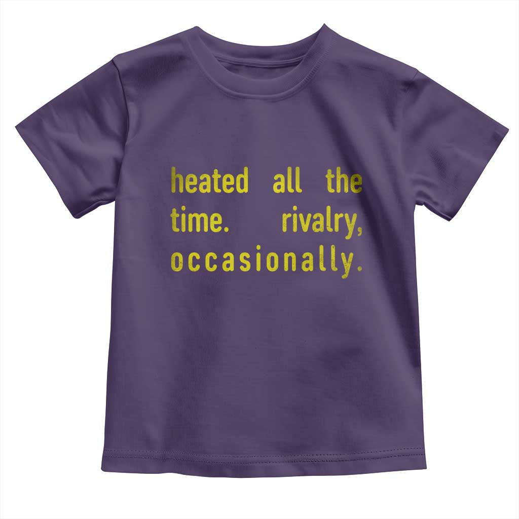 Funny Heated All The Time Rivalry Occasionally Toddler T Shirt LGBT Ice Hockey