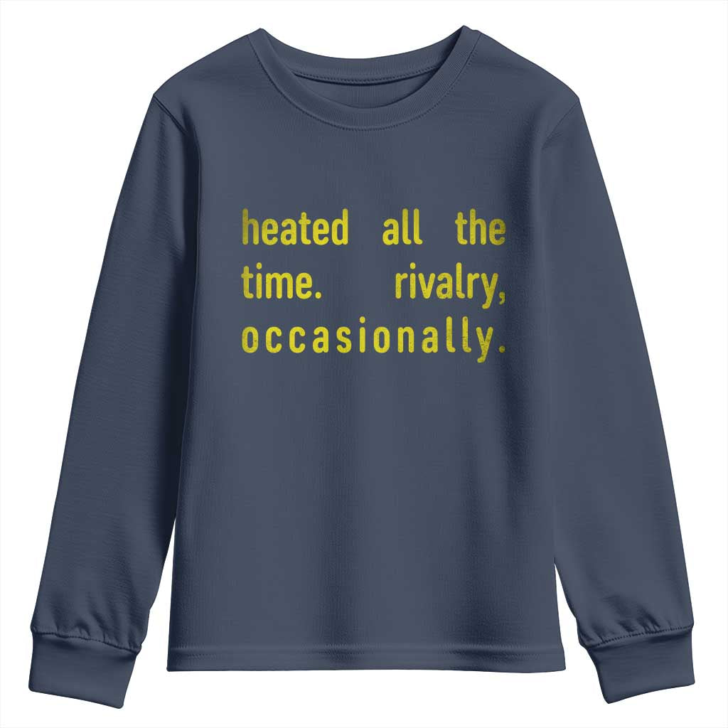 Funny Heated All The Time Rivalry Occasionally Youth Sweatshirt LGBT Ice Hockey