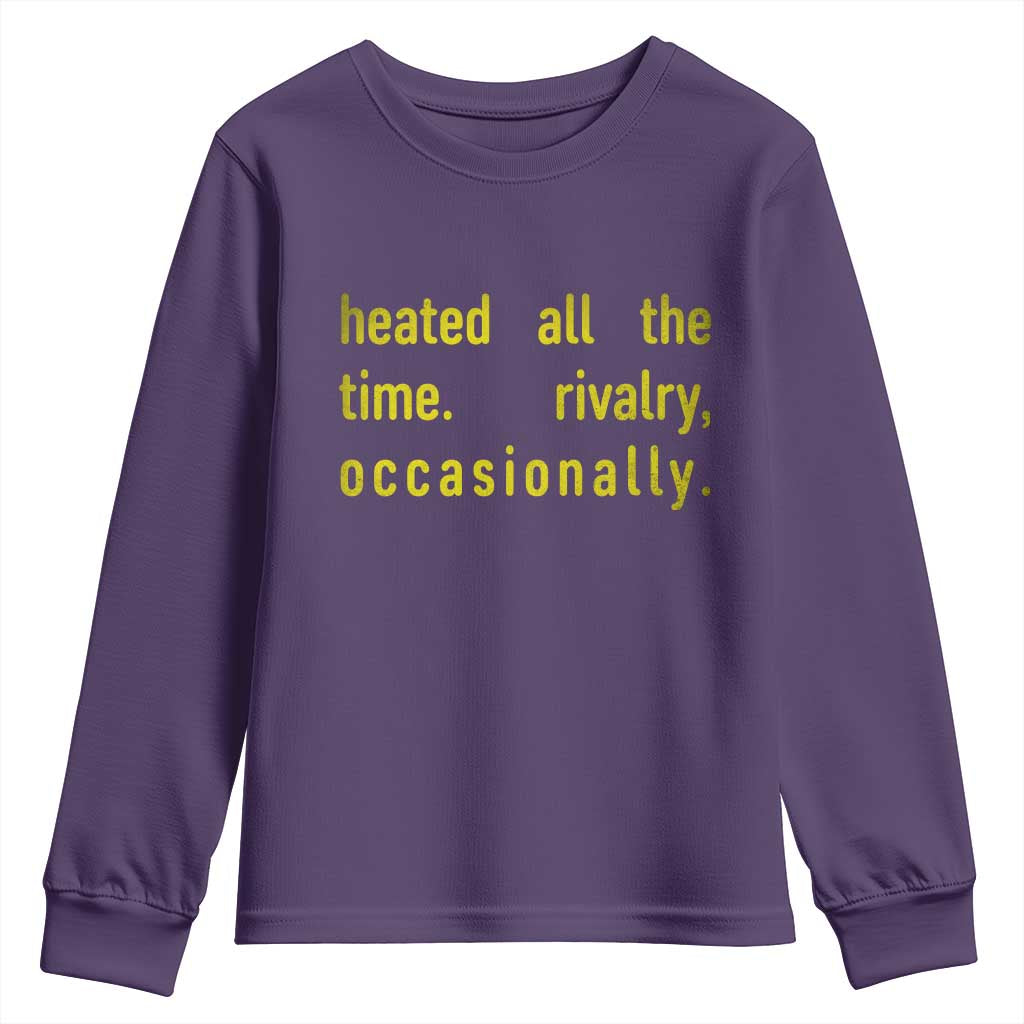 Funny Heated All The Time Rivalry Occasionally Youth Sweatshirt LGBT Ice Hockey