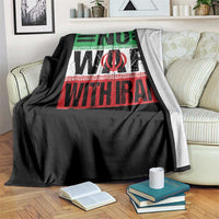 No War With Iran Throw Blanket Freedom For Iranians Vintage Iran Flag