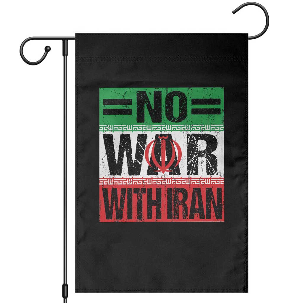 No War With Iran Garden Flag Freedom For Iranians Vintage Iran Flag