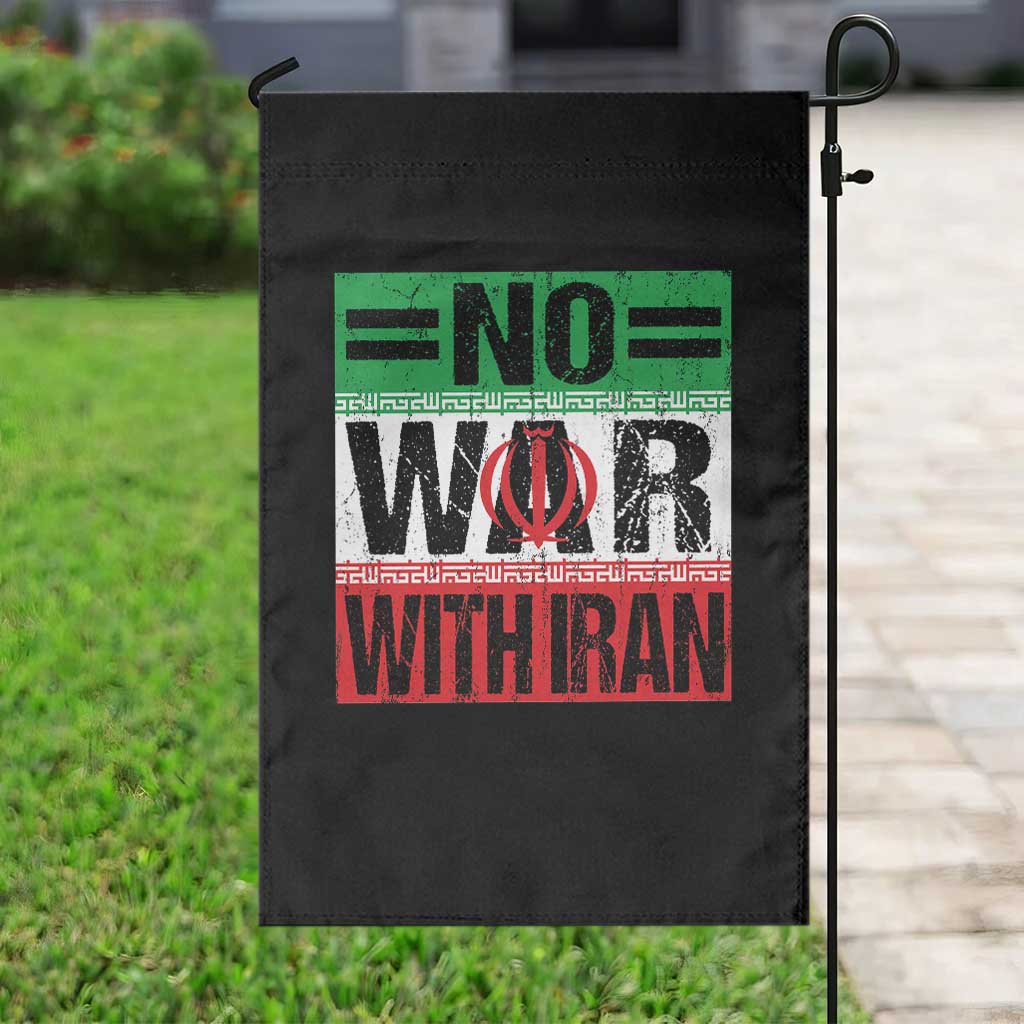 No War With Iran Garden Flag Freedom For Iranians Vintage Iran Flag