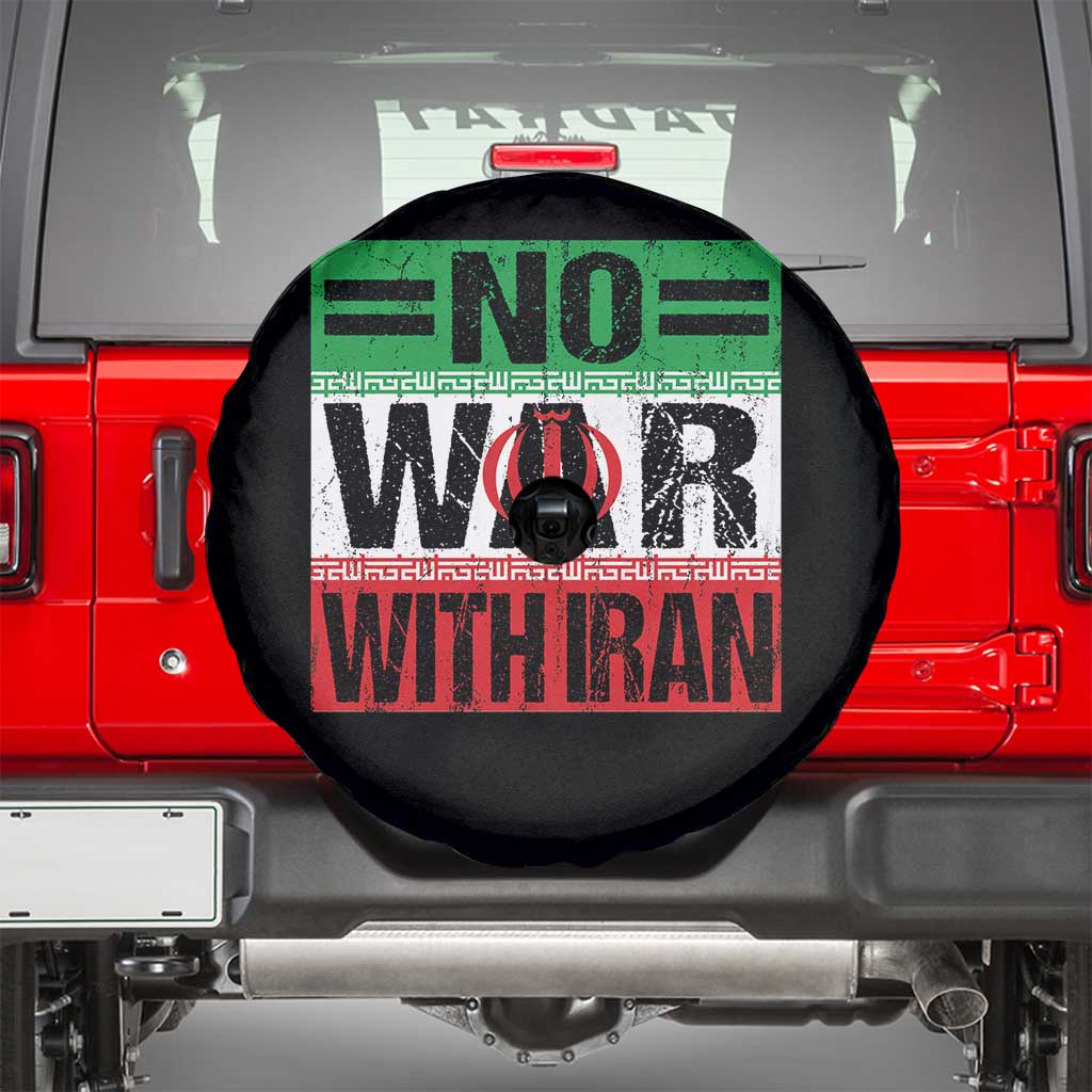 No War With Iran Spare Tire Cover Freedom For Iranians Vintage Iran Flag