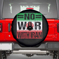 No War With Iran Spare Tire Cover Freedom For Iranians Vintage Iran Flag