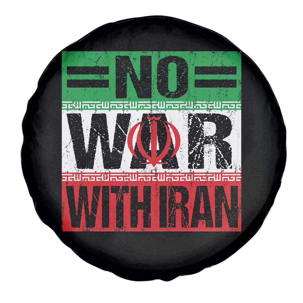 No War With Iran Spare Tire Cover Freedom For Iranians Vintage Iran Flag