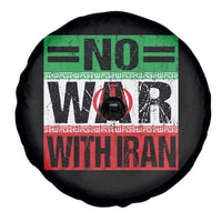 No War With Iran Spare Tire Cover Freedom For Iranians Vintage Iran Flag
