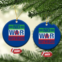 No War With Iran Ceramic Ornament Freedom For Iranians Vintage Iran Flag