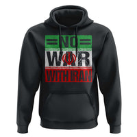 No War With Iran Hoodie Freedom For Iranians Vintage Iran Flag