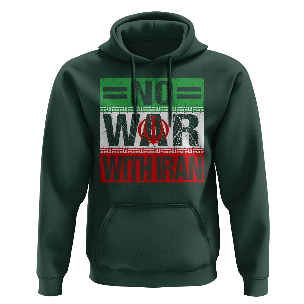 No War With Iran Hoodie Freedom For Iranians Vintage Iran Flag